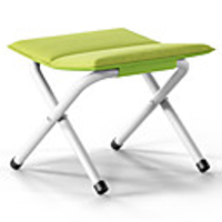 Camping Stool Portable Ultra Light (UL) Foldable Aluminium 6061 for 1 person Hiking Beach Camping Fuchsia Green Dark Blue