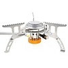 Camping Stove Outdoor Cookware One-piece Suit Wearable Stainless Steel for 3 - 4 person Outdoor Camping Silver