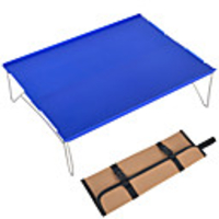 Camping Table Portable Foldable Washable Comfortable Aluminum Alloy Stainless Steel / Iron for 1 person Fishing Beach Camping / Hiking / Caving Traveling Autumn / Fall Summer Black Red Blue Grey