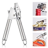 Can Opener Stainless Steel Chrome Bottle Openers Professional Ergonomic Manual Can Opener Kitchen Tools Bar Accessories miniinthebox