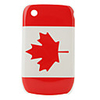 Canada Flag Pattern Protective Case for Blackberry 8520 and 8530