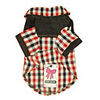 Canada Plaid Design Dog Shirt (XS-L)