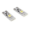CANBUS T10 0.5W 2x5050 SMD White LED Bulb for Car Reading/Turn Signal/Side Marker Light (12V,  2-Pack)