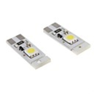 CANBUS T10 0.5W 2x5050 SMD White LED Bulb for Car Reading/Turn Signal/Side Marker Light (12V,  2-Pack)