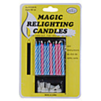 Cannot-Blow-Out Magical Relighting Candles 2-Pack 18-Candle (Practical Joke)