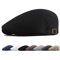 Cap White Black Dark Gray UV Resistant Quick Dry Breathability Golf Men