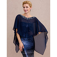 Capes Chiffon Wedding / Party / Evening Women