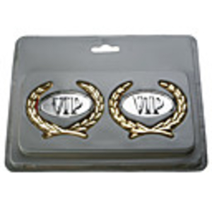 Car 3D Metal side labeling (Silver,  Golden)