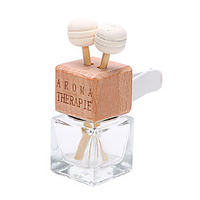 Car Air Freshener Hanging Glass Bottle for Essential Oils Car Perfume Bottle Crystal Car-styling Auto Ornament Perfume Pendant