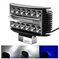 Car Bead Working Light SUV Modified Car Roof Light LED Car Headlight Lighting Maintenance Light 12LED Lights 30W 3000LM 6500K IP65