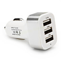 Car Charger USB Charger Multi Ports 3 USB Ports 2.1 A / 1 A DC 12V-24V for