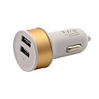 Car Charger USB Charger Universal Multi-Output / Normal 2 USB Ports 1 A DC 5V for Universal