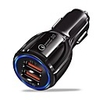 Car Charger USB Charger Universal Multi-Output / QC 3.0 2 USB Ports 3.1 A DC 12V-24V for iPhone X / iPhone 8 Plus / iPhone 8