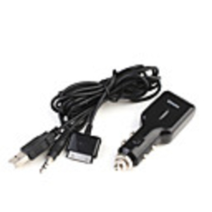 Car Charger with Audio Cable for iPod/iPhone