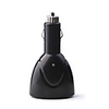 Car Cigarette Lighter Dual USB Ports Charger 12V Outlet (Black)
