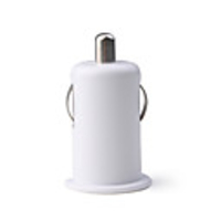 Car Cigarette Powered 1000mA USB Adapter/Charger - White (DC 12V)