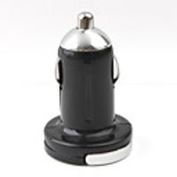 Car Cigarette Powered USB Adapter/Charger - Black (DC 12V)