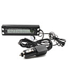 Car Clock Theromometer with LCD Display with Car Charger and Magic Tape