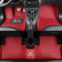 Car Floor Mats For Smart fortwo forfour 453 451 Anti Dirty Pad Waterproof Carpet Accessories interior Decoration styling miniinthebox