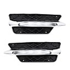 Car Front Bumper LED DRL Daytime Running Lamps Fog Lights For Benz W204 C-Class 2012-2014