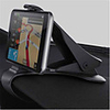 Car GPS Navigation Dashboard Phone Holder for Universal Mobile Phone Clip Fold Black Car Phone Holder Stand Bracket for iPhone 7