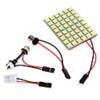 Car Interior 5050 48 SMD LED Light PanelT10FestoonBA9S DC 12V