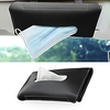 Car Mask Holder Sun Visor Napkin Holder Hanging Paper Towel Case PU Leather Tissue Box Car Visor Tissue Paper Storage Cases for Universal Auto 1PCS miniinthebox