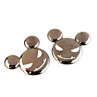 Car Metal Stick Wolf Black