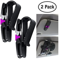 Car Organizers Glasses Clips Hard Plastic For universal Universal miniinthebox