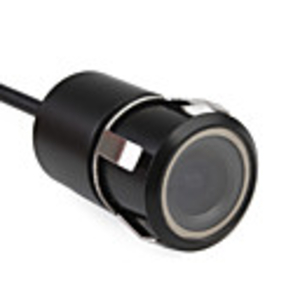 Car Rear View Camera with Drilling Installation (Black)