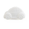 Car Shaped White Mold Money Pot