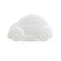 Car Shaped White Mold Money Pot