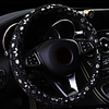 Car Steering Wheel Cover Shiny Snowflake Anti-slip for 37-38CM Car Steering-Wheel