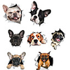 Car Stickers Individuality Door Stickers / Full Car Stickers Animal 3D Stickers Dog