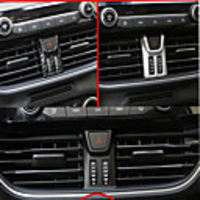 Car Styling Accessories 1PCS ABS Plastic Interior Warning Light Lamp Switch Cover Trim For Ford Focus 2019 2020