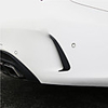 Car styling Carbon fiber Rear Side Mirror body Fog light Sticker Cover Trim For Mercedes Benz C Class W205 C180 C200 Accessories