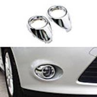 Car Styling Front Fog Lamp Frame Cover For Ford Focus 3 Accessories Abs Chrome 2pcs Per SetModified Head Fog Light Decoration
