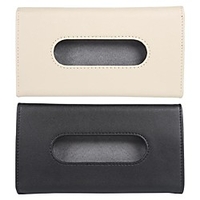 Car Sun Visor Tissue Box Holder PU Leather Paper Napkin Cover Auto Styling miniinthebox