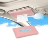 Car Tissue Holder Sun Visor Napkin Holder Pu Leather Tissues Box Car Visor Tissue Paper Storage Cases for Universal Auto 1PCS miniinthebox