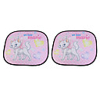 Car Window See-Thru Curtain and Sunshade (2-piece Set/16.93in 14.37in)