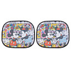 Car Window See-Thru Curtain and Sunshade (2-piece Set/16.93in 14.37in)