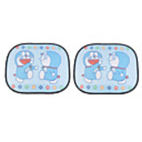 Car Window See-Thru Curtain and Sunshade (2-piece Set/16.93in 14.37in)