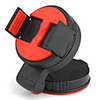 Car Windshield Swivel Mount Holder w/ Suction Cup for iPhone 4/4S/Cellphones - Black Red
