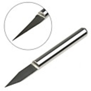 Carbide Engraving Bits - 10 Degree 0.1mm Diameter (5-Pack)