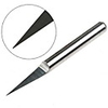 Carbide Engraving Bits - 15 Degree 0.1mm Diameter (5-Pack)
