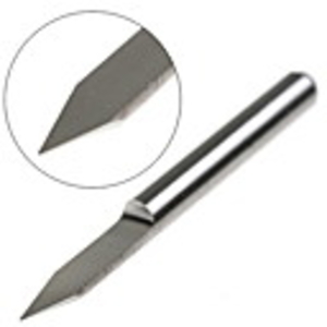 Carbide Engraving Bits - 40 Degree 0.3mm Diameter (5-Pack)