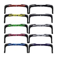 Carbon Fiber Bike Handlebar TT Handlebar 31.8 mm 40/42/44 mm Cycling High Strength Comfortable Triathlon TT Fixed Gear Bike Cycling Black Violet Black / Yellow Glossy