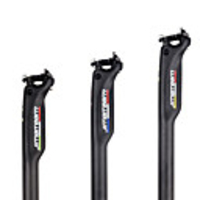 Carbon Fiber Bike Seatpost 31.6/30.8/27.2 mm 22.2 mm 410 mm Mountain Bike MTB TT Folding Bike Cycling Matte 3K Matt Black Yellow Green Carbon Fiber Full Carbon / Ergonomic / Shock Absorbing