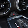 Carbon Fiber Car Accessories Interior Warning Light Protective Decoration Cover Trim Stickers For Chevrolet Camaro 2016-2019