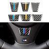 Carbon Fiber Car Interior Steering Wheel Decoration Cover Car Sticker High-quality Auto Accessories For BMW E90 E92 E93 3 Series